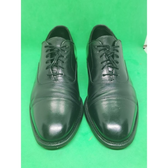Vintage Johnston Murphy Crown Aristocraft Cap Toe Shoe Black Men\'s Size 8.5E USA main image 7